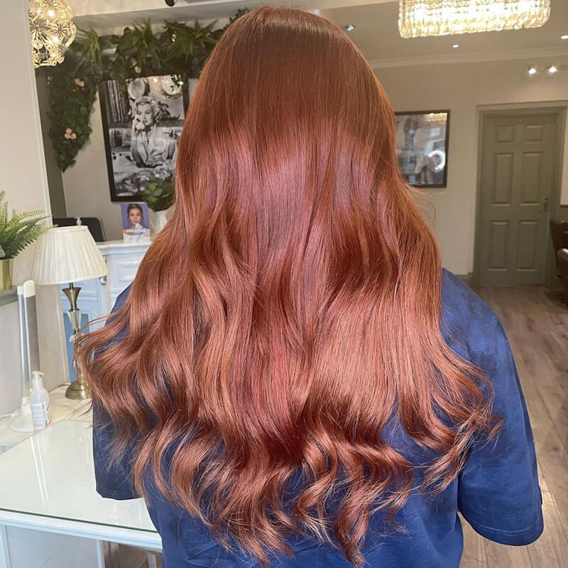 Photo Of Orange Hair Style